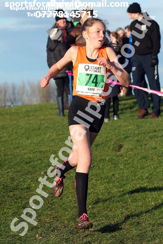 Girls under-13s Davison Shield, 2020 Sherman Cup/Davison Shield, Temple Park, South Shields.  Photo: David T. Hewitson/Sports for All Pics